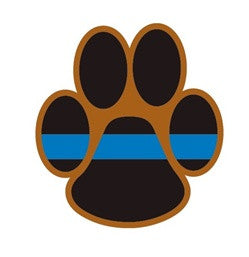 K9 Decal with Thin Blue Line